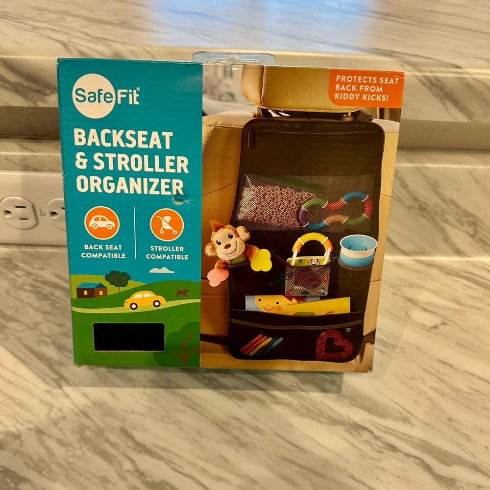Black Backseat & Stroller Organizer